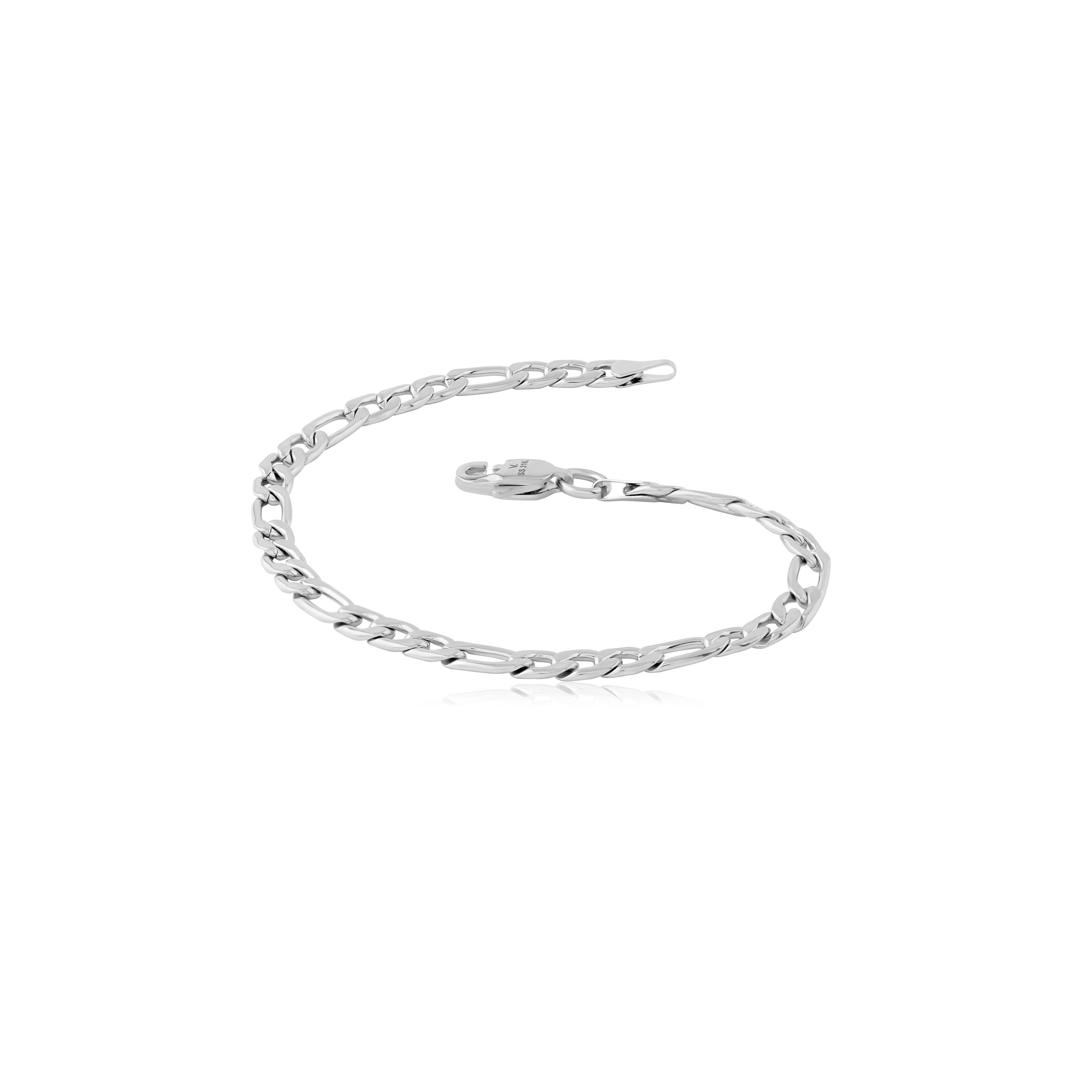 Steel Bracelet Figaro
