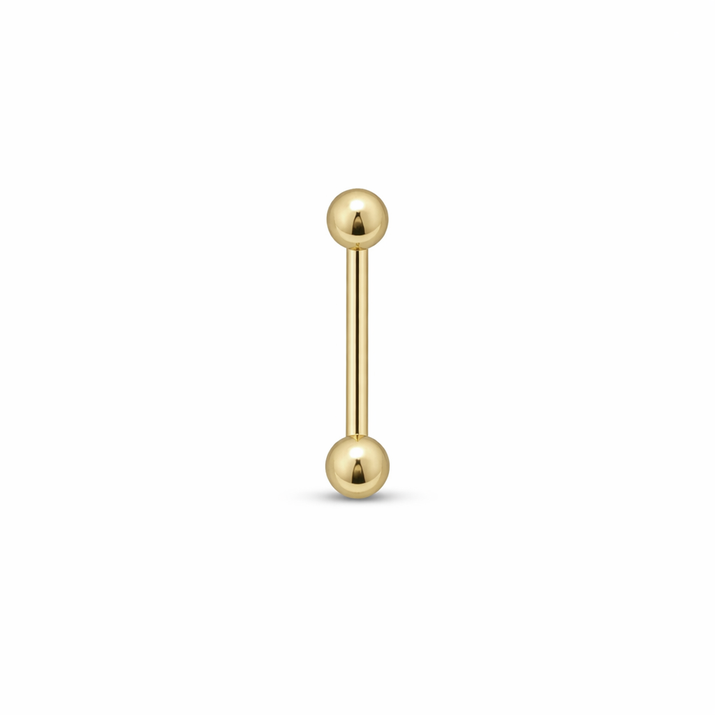 Zircon Gold Curved Barbell